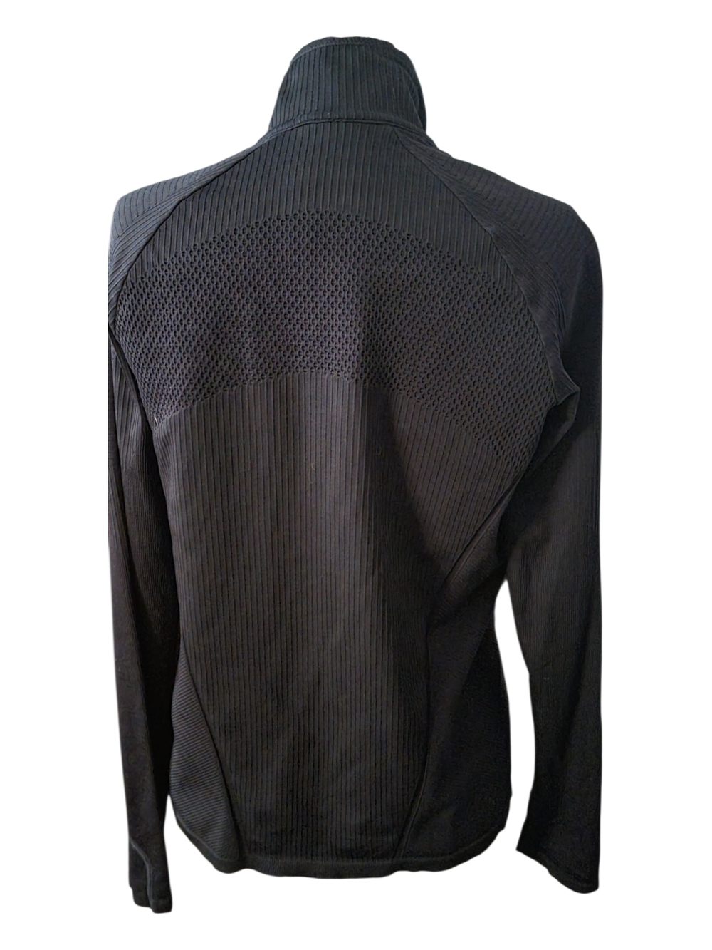 Athleta Black Quilted Hybrid Utility Jacket - Picture 2 of 5